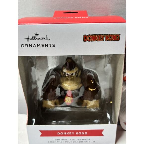 2023 Hallmark Nintendo DONKEY KONG Christmas Tree Ornament New in Box Monkey - Picture 5 of 5